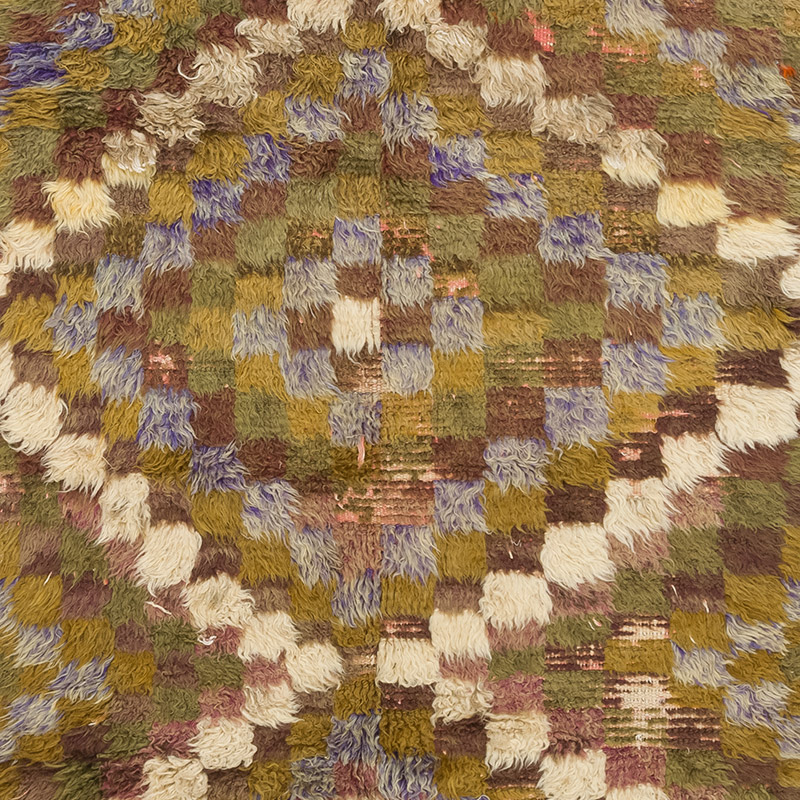 Vintage Anatolian Tulu Rug - 3' 11" x 8' 5" (47" x 101") - K0084273
