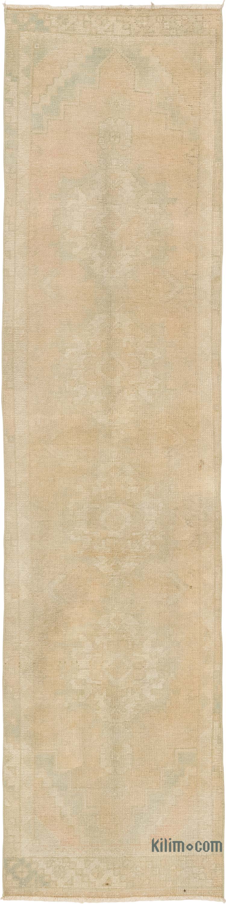 Vintage Turkish Hand-Knotted Runner - 2' 4" x 9' 6" (28" x 114") - K0084274