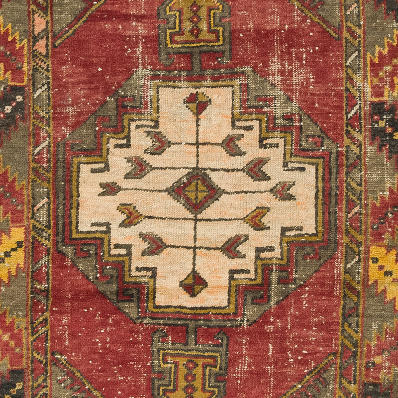 Vintage Turkish Hand-Knotted Rug - 3' 3" x 4' 9" (39" x 57") - K0084276