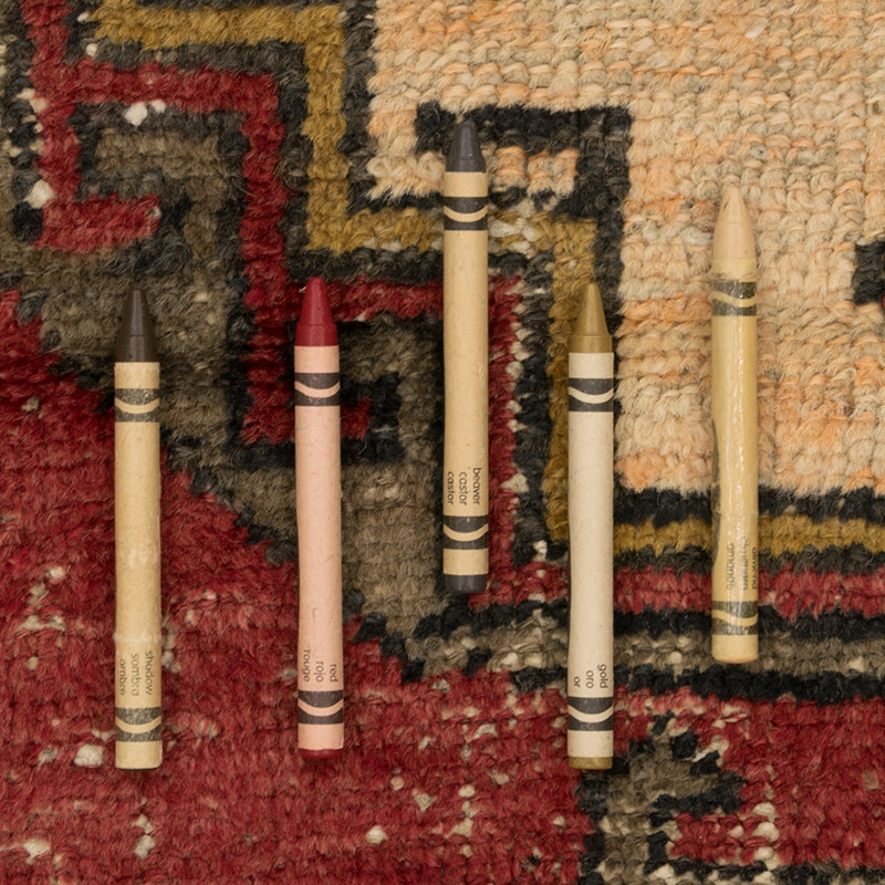 Vintage Turkish Hand-Knotted Rug - 3' 3" x 4' 9" (39" x 57") - K0084276