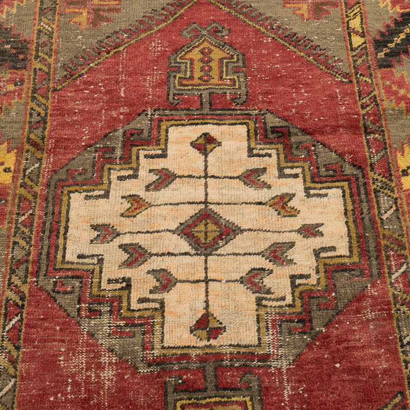 Vintage Turkish Hand-Knotted Rug - 3' 3" x 4' 9" (39" x 57") - K0084276
