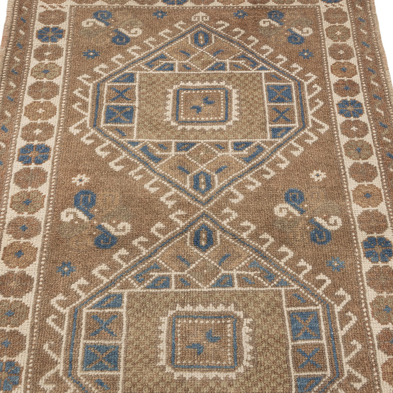Alfombra Vintage Turca Anudada a Mano - 93 cm x 140 cm - K0084277