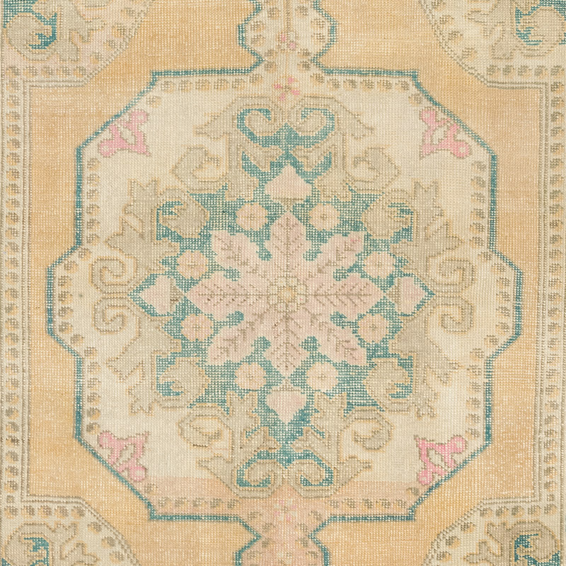 Vintage Turkish Hand-Knotted Rug - 4' 5" x 7' 1" (53" x 85") - K0084289