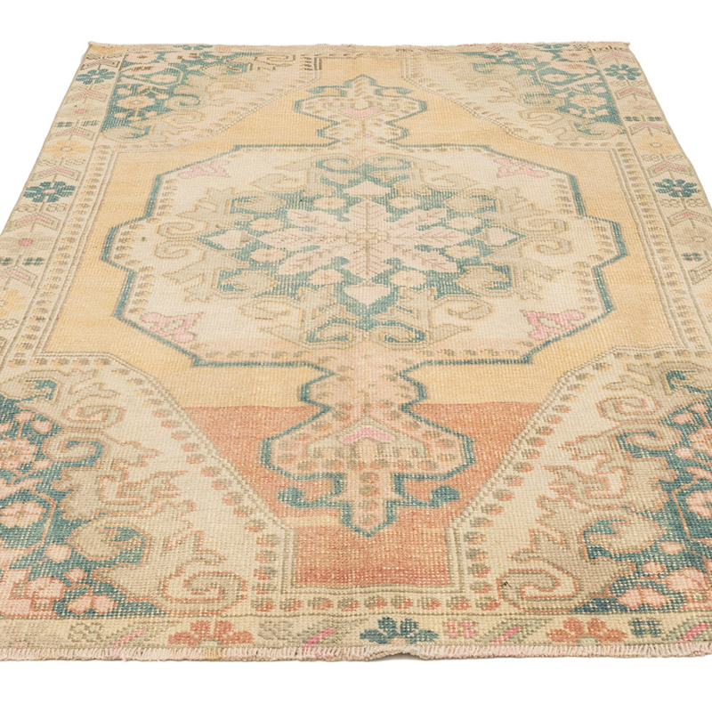 Vintage Turkish Hand-Knotted Rug - 4' 5" x 7' 1" (53" x 85") - K0084289