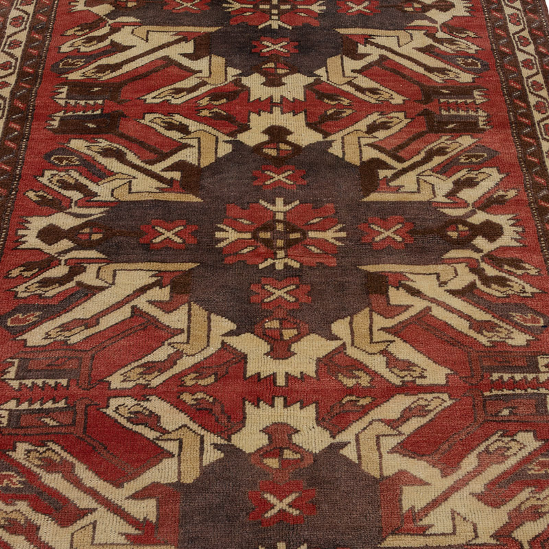 Alfombra Vintage Turca Anudada a Mano - 111 cm x 184 cm - K0084294