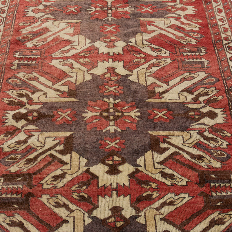 Alfombra Vintage Turca Anudada a Mano - 111 cm x 184 cm - K0084294