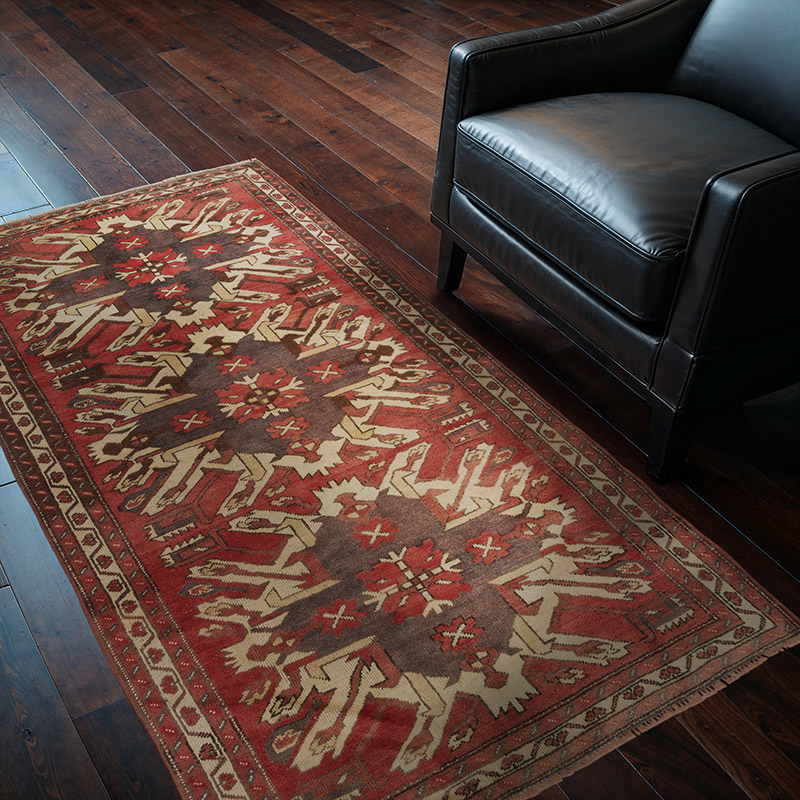 Vintage Turkish Hand-Knotted Rug - 3' 8" x 6'  (44" x 72") - K0084294