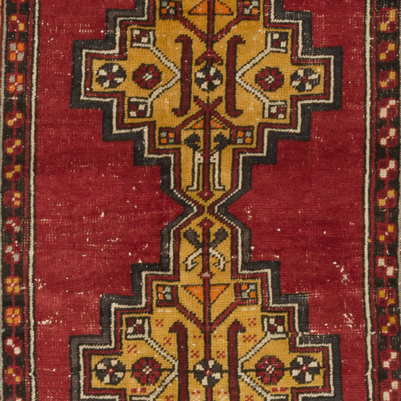 Vintage Turkish Hand-Knotted Rug - 3' 7" x 6' 5" (43" x 77") - K0084295