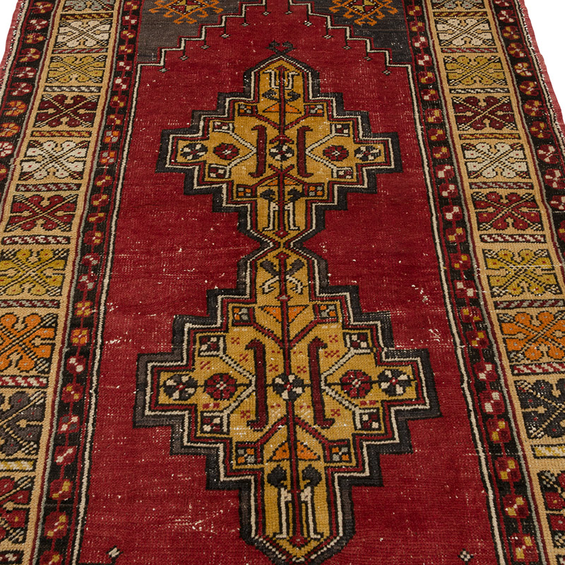 Vintage Turkish Hand-Knotted Rug - 3' 7" x 6' 5" (43" x 77") - K0084295