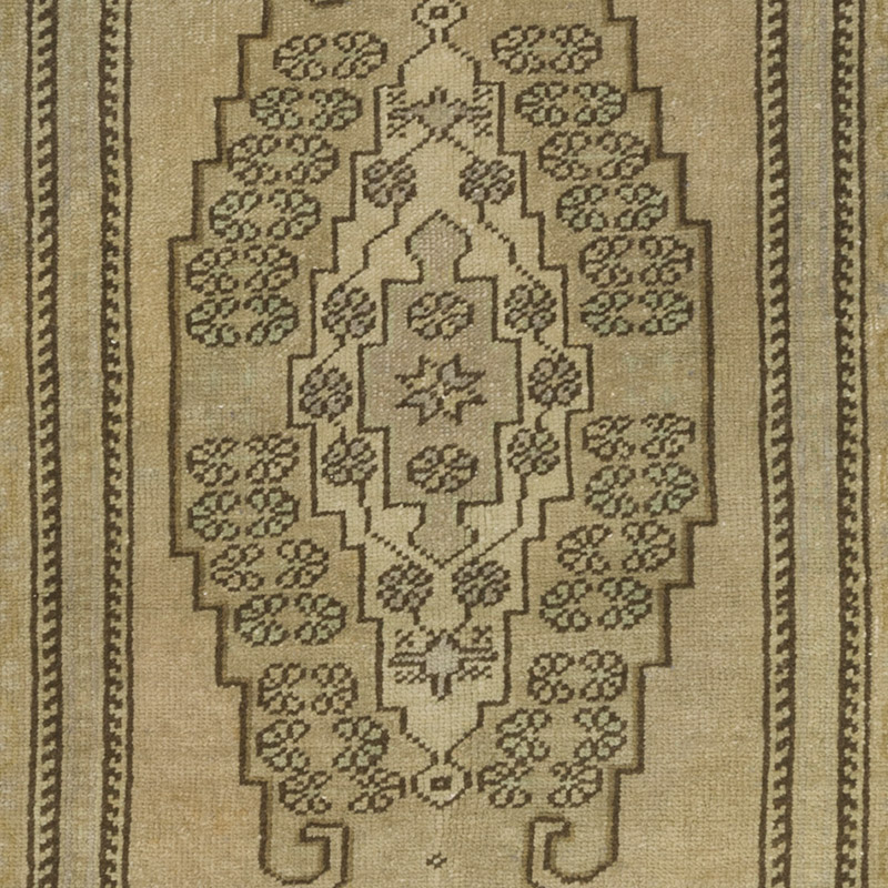 Alfombra Vintage Turca Anudada a Mano - 105 cm x 181 cm - K0084297