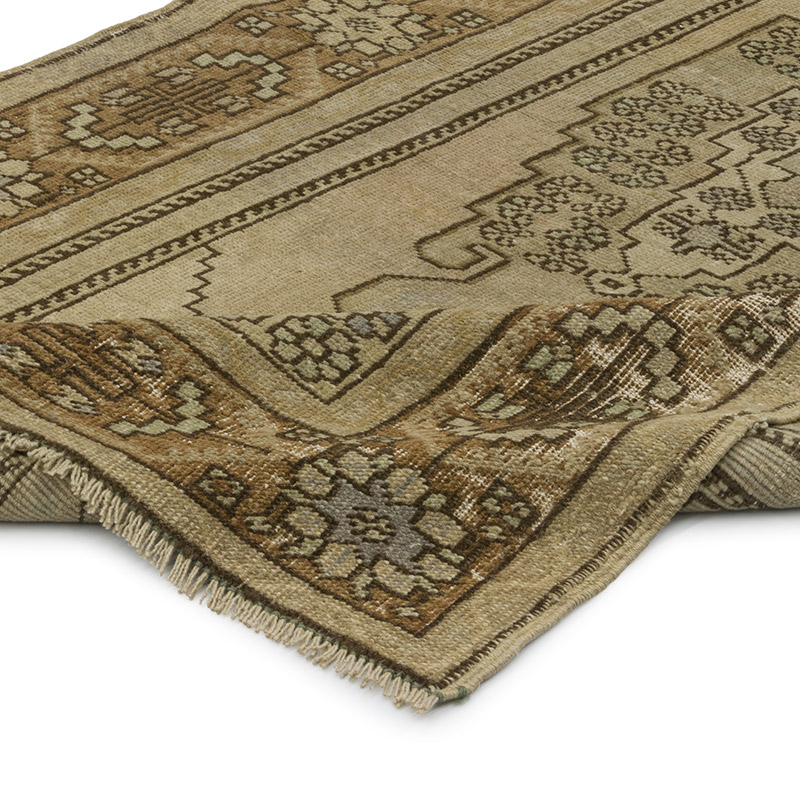 Alfombra Vintage Turca Anudada a Mano - 105 cm x 181 cm - K0084297