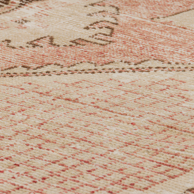 Alfombra Vintage Turca Anudada a Mano - 78 cm x 152 cm - K0084301