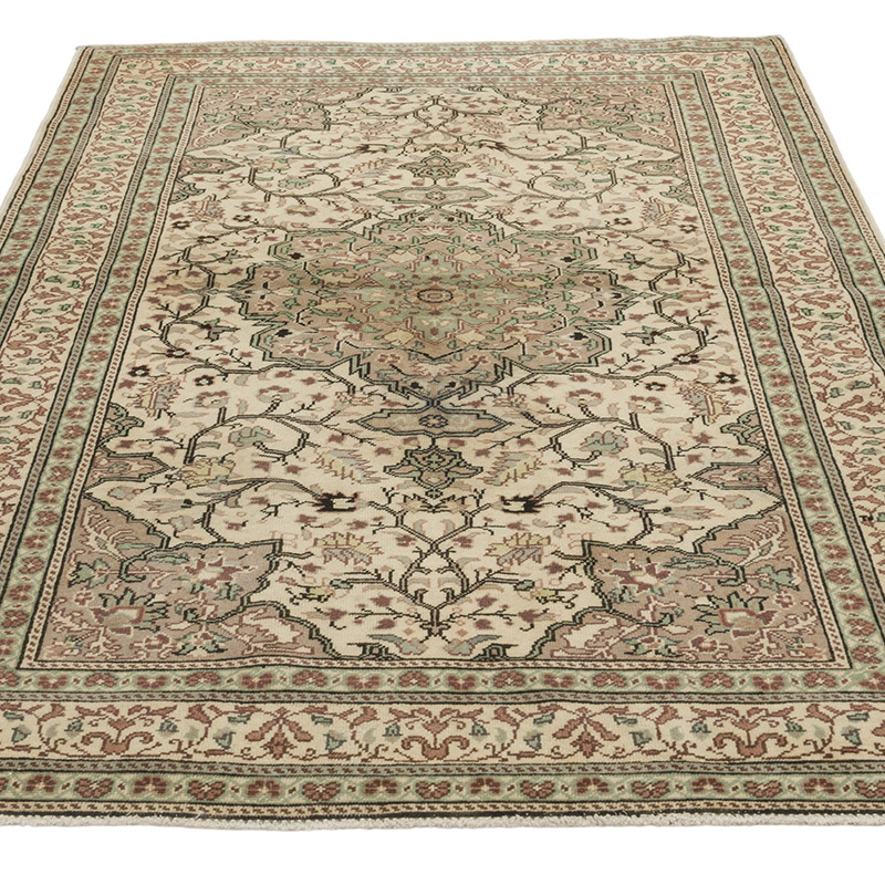 Vintage Turkish Hand-Knotted Rug - 3' 11" x 6' 2" (47" x 74") - K0084306