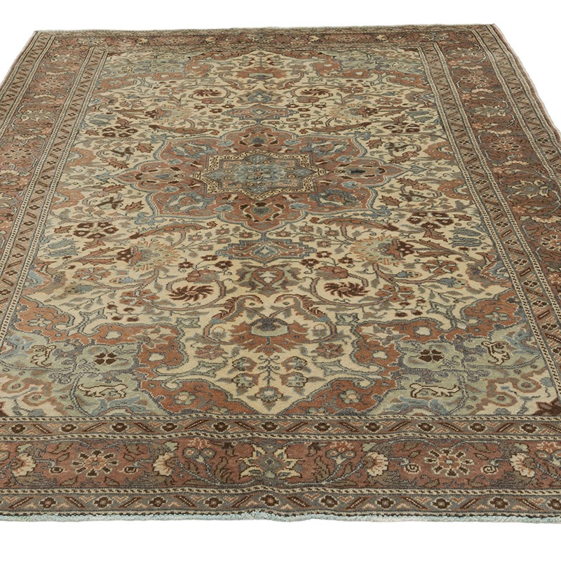 Vintage Turkish Hand-Knotted Rug - 5'  x 7' 5" (60" x 89") - K0084307