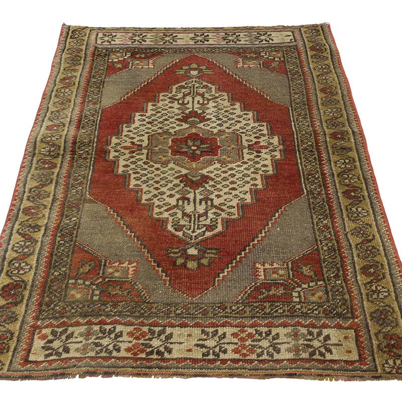 El Dokuma Vintage Hali - 86 cm x 136 cm - K0084308