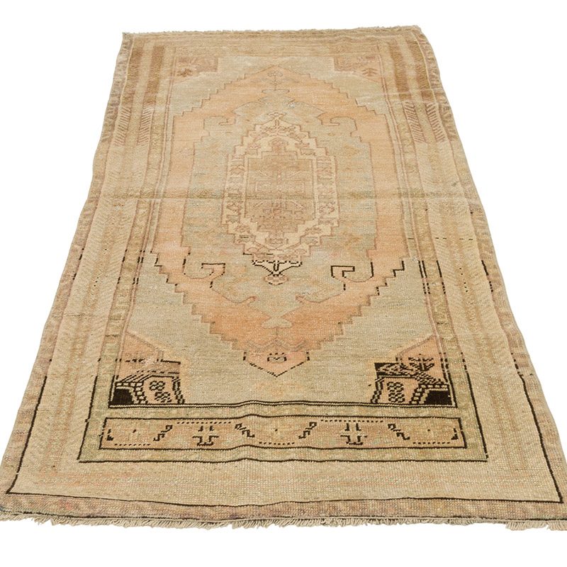 Vintage Turkish Hand-Knotted Rug - 2' 8" x 5' 6" (32" x 66") - K0084310