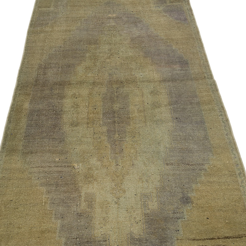 Vintage Turkish Hand-Knotted Rug - 3' 3" x 8' 7" (39" x 103") - K0084314