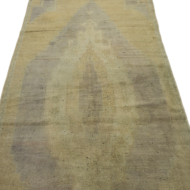 Vintage Turkish Hand-Knotted Rug - 3' 3" x 8' 7" (39" x 103") - K0084314