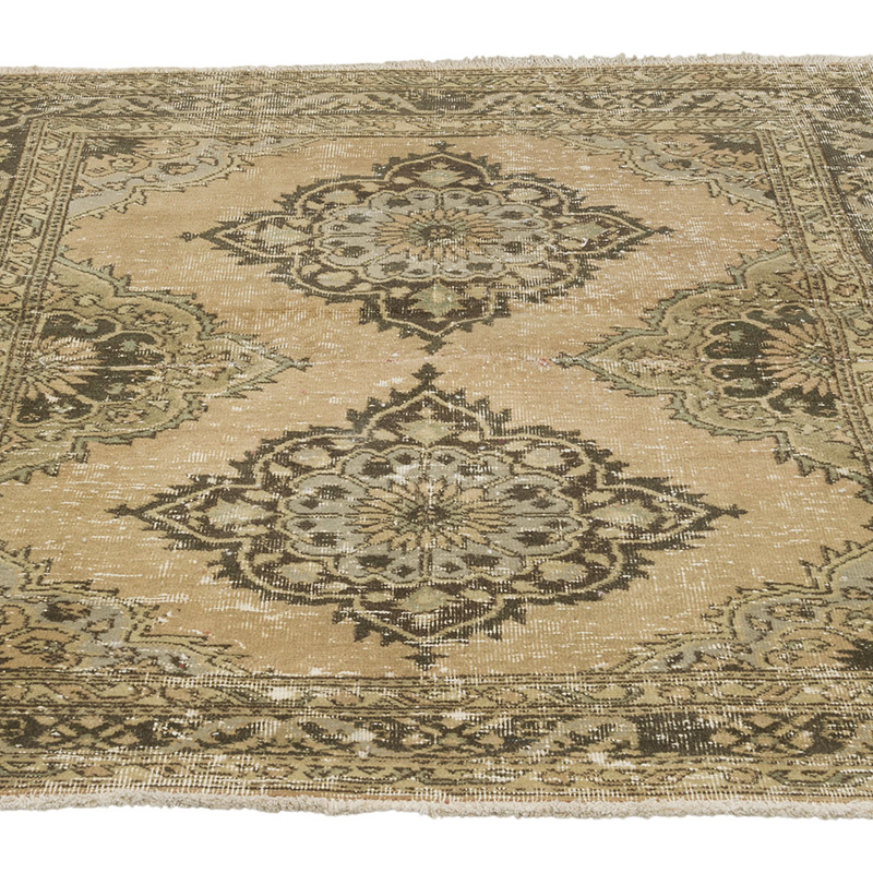 Vintage Turkish Hand-Knotted Rug - 4' 6" x 4' 9" (54" x 57") - K0084318