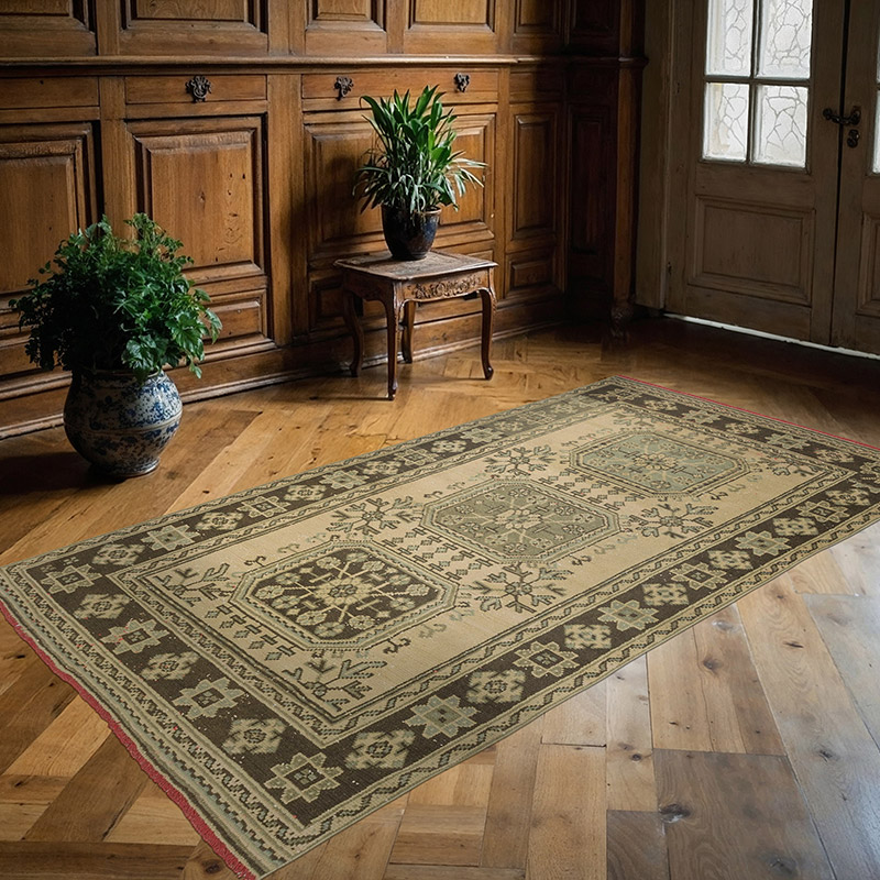 El Dokuma Vintage Hali - 133 cm x 234 cm - K0084321