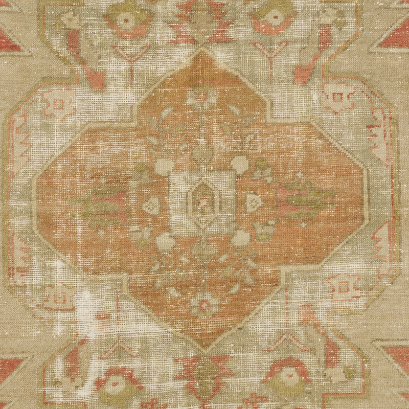 Alfombra Vintage Turca Anudada a Mano - 140 cm x 225 cm - K0084322