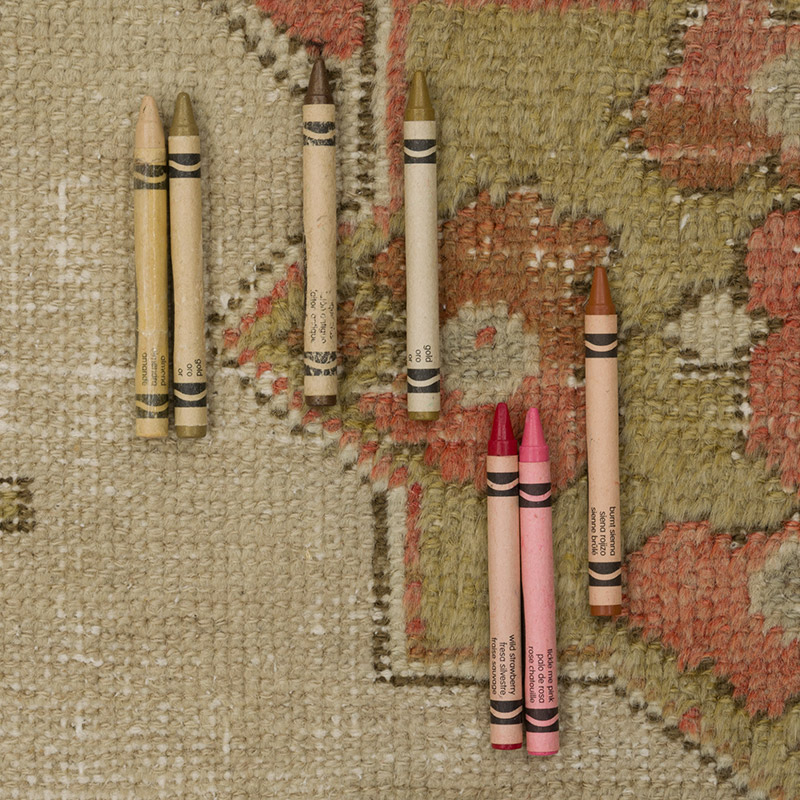 Alfombra Vintage Turca Anudada a Mano - 140 cm x 225 cm - K0084322
