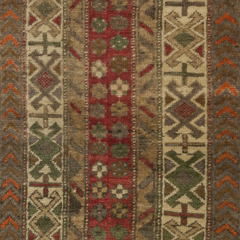 Alfombra Turca Vintage de pasillo - 69 cm x 244 cm - K0084325