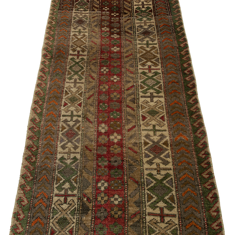 Alfombra Turca Vintage de pasillo - 69 cm x 244 cm - K0084325