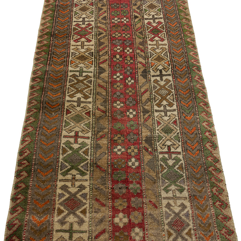 Alfombra Turca Vintage de pasillo - 69 cm x 244 cm - K0084325