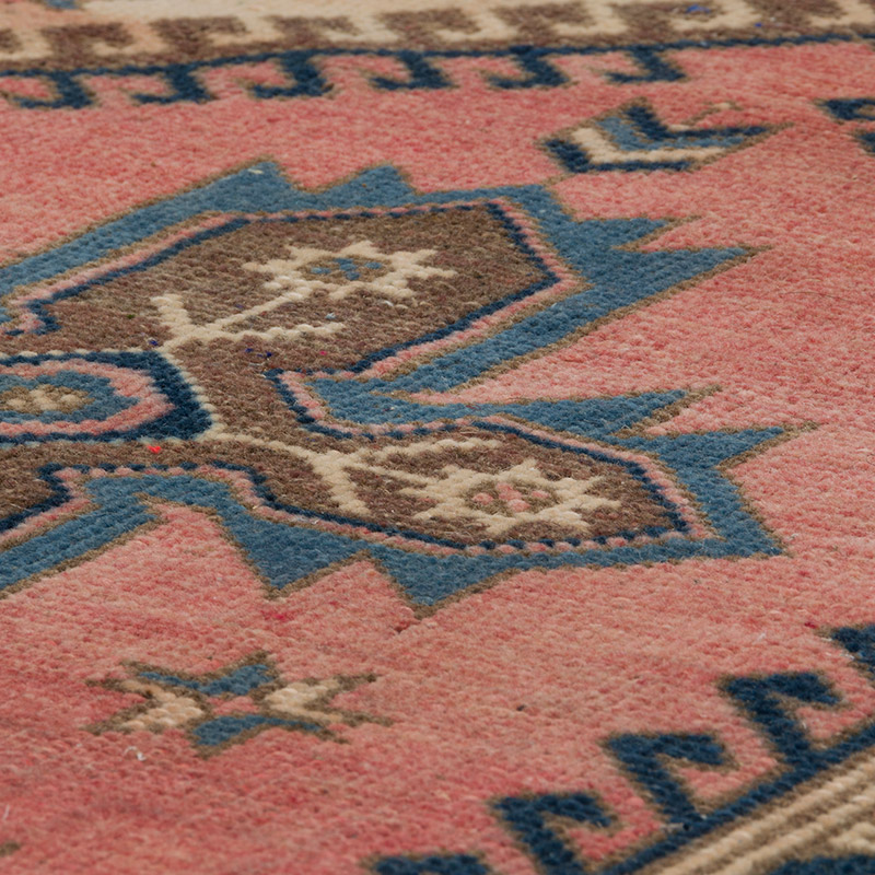 Vintage Turkish Hand-Knotted Rug - 2' 5" x 5' 3" (29" x 63") - K0084326