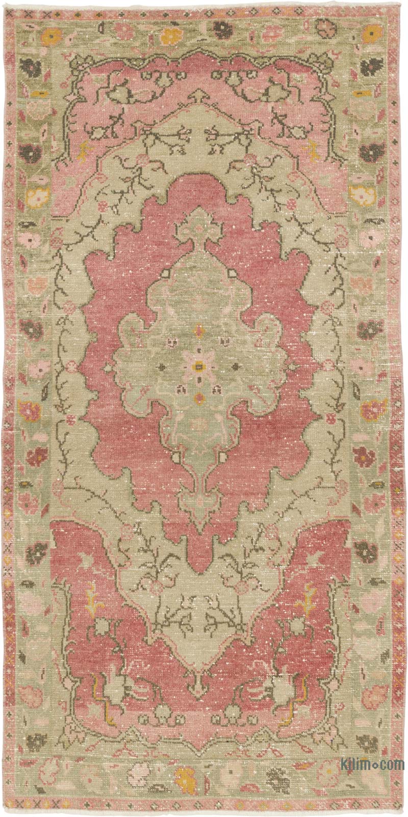 Vintage Turkish Hand-Knotted Rug - 3' 5" x 6' 10" (41" x 82") - K0084328