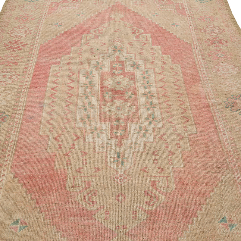 Alfombra Vintage Turca Anudada a Mano - 150 cm x 264 cm - K0084330