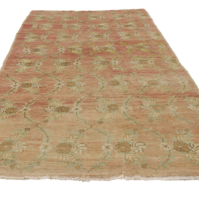 El Dokuma Vintage Halı - 139 cm x 280 cm - K0084334