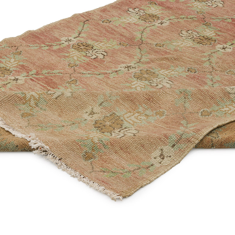 El Dokuma Vintage Halı - 139 cm x 280 cm - K0084334