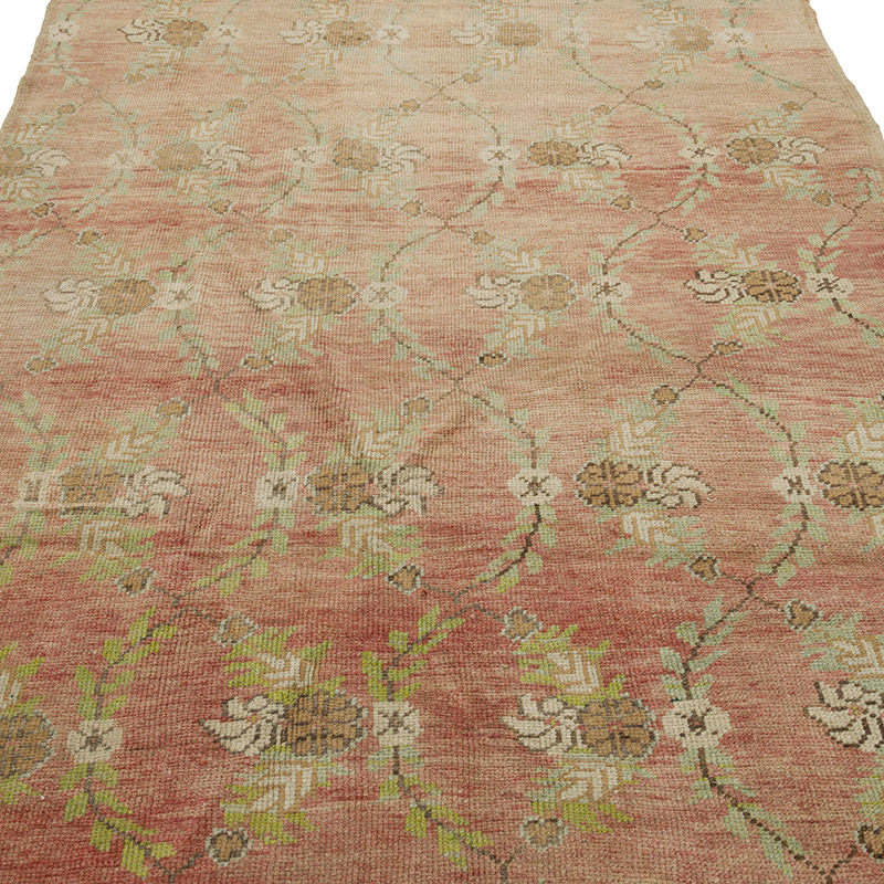 El Dokuma Vintage Halı - 139 cm x 280 cm - K0084334