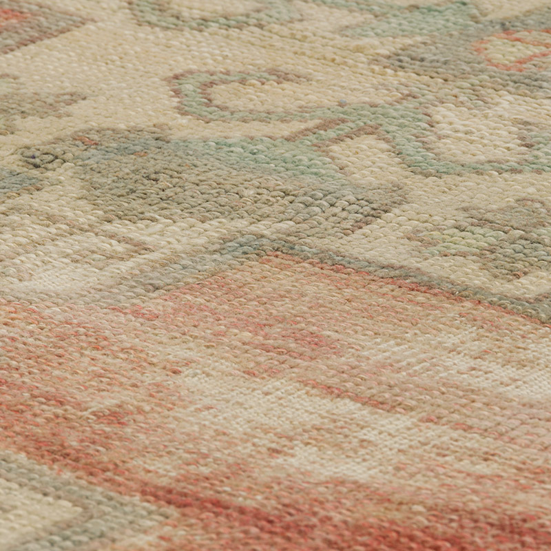 Pasillo Vintage Turco Anudado a Mano - 96 cm x 308 cm - K0084336
