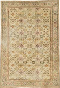 Alfombra Vintage Turca Anudada a Mano - 147 cm x 216 cm