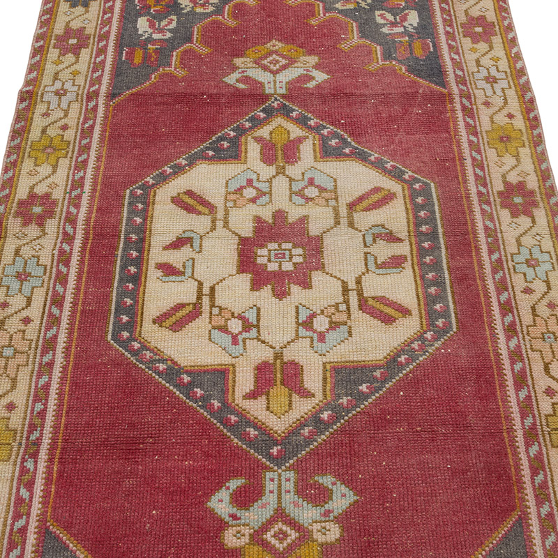Alfombra Vintage Turca Anudada a Mano - 95 cm x 200 cm - K0084338