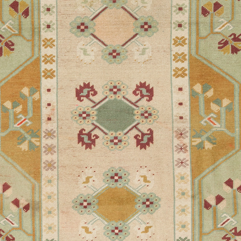 Alfombra Vintage Turca Anudada a Mano - 147 cm x 240 cm - K0084340