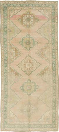 Alfombra Vintage Turca Anudada a Mano - 160 cm x 355 cm