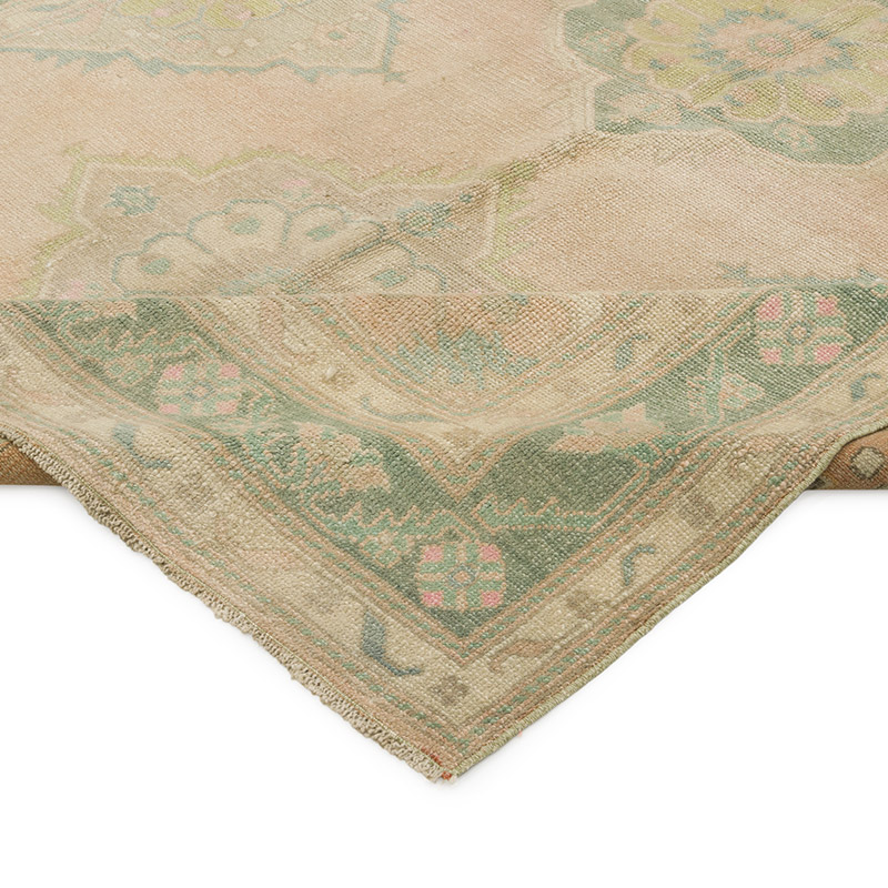 Alfombra Vintage Turca Anudada a Mano - 160 cm x 355 cm - K0084342