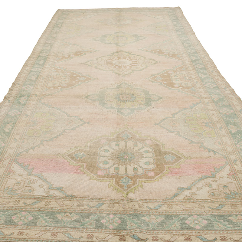 Alfombra Vintage Turca Anudada a Mano - 160 cm x 355 cm - K0084342