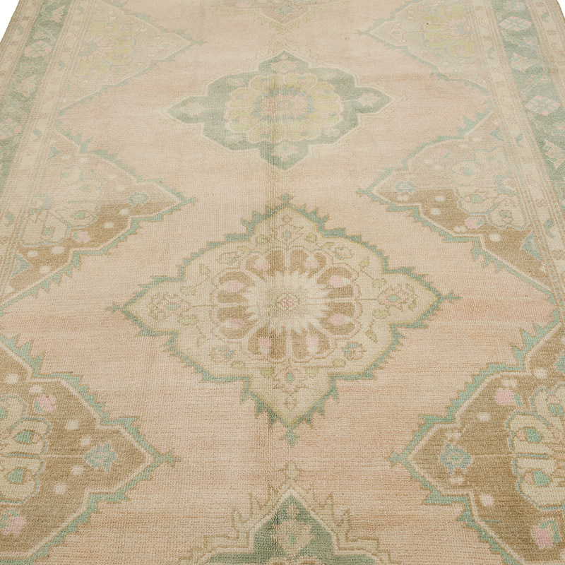 Alfombra Vintage Turca Anudada a Mano - 160 cm x 355 cm - K0084342