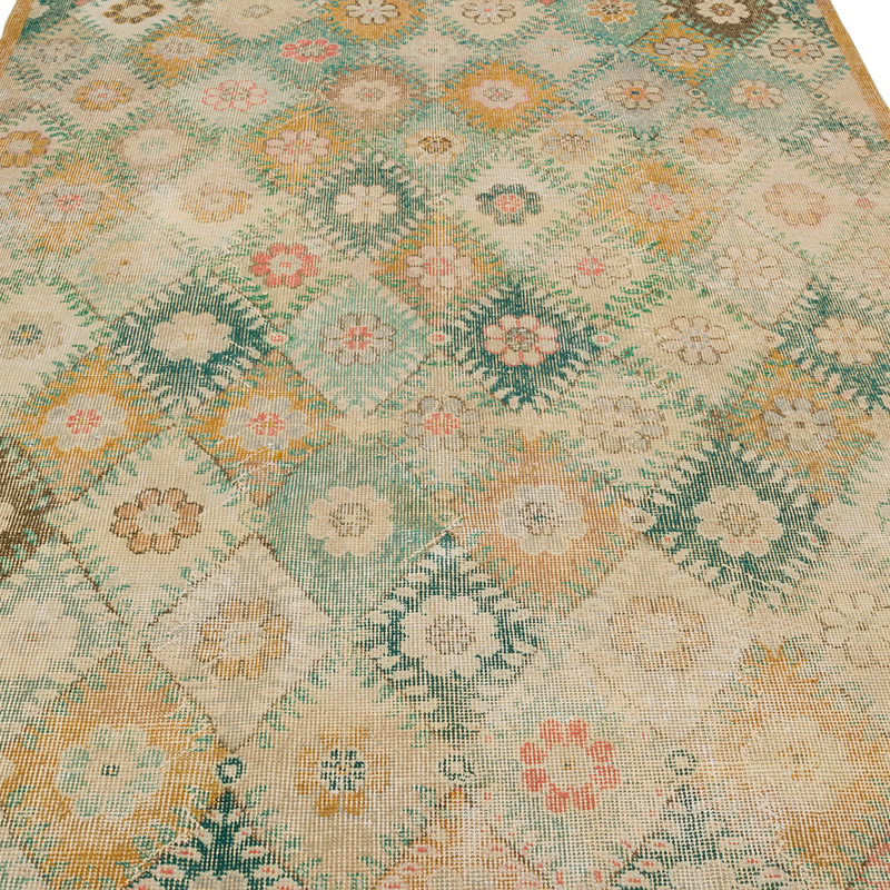 Alfombra Vintage Turca Anudada a Mano - 160 cm x 287 cm - K0084344