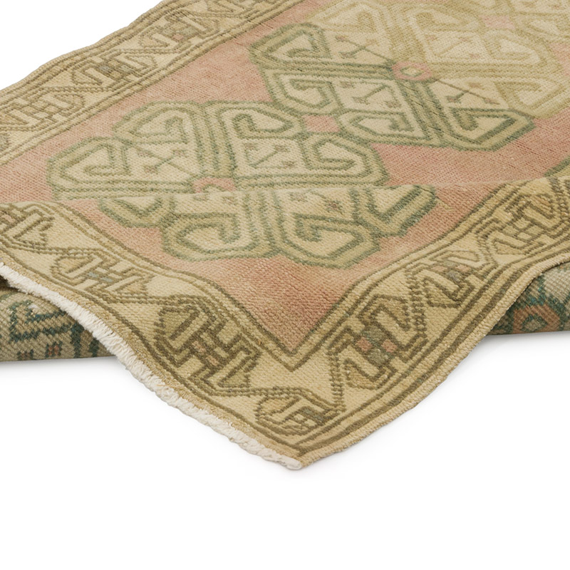 Vintage Turkish Hand-Knotted Runner - 2' 8" x 8' 8" (32" x 104") - K0084346