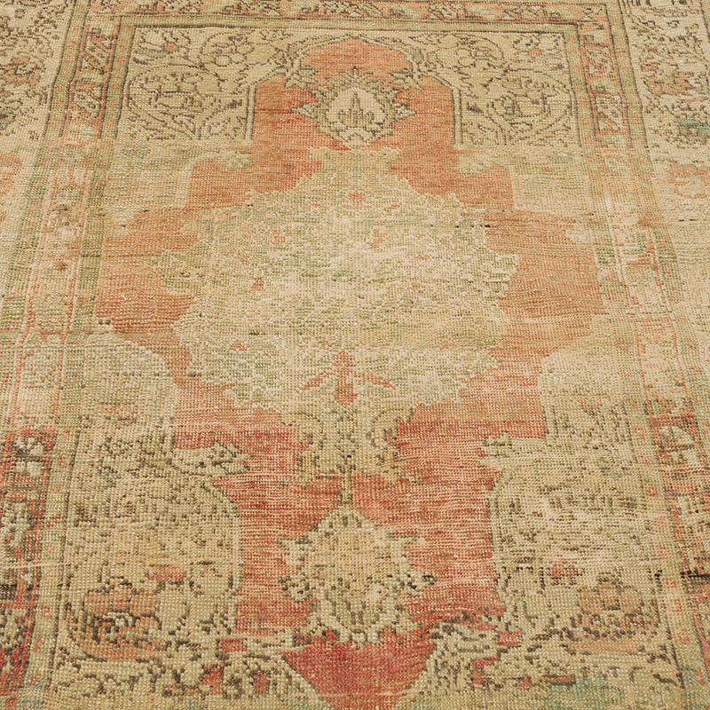 Vintage Turkish Hand-Knotted Rug - 3' 8" x 4' 10" (44" x 58") - K0084347