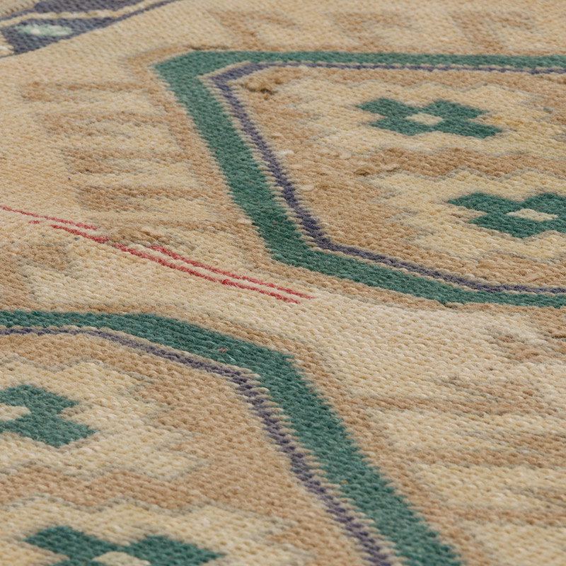Alfombra Vintage Turca Anudada a Mano - 112 cm x 201 cm - K0084348
