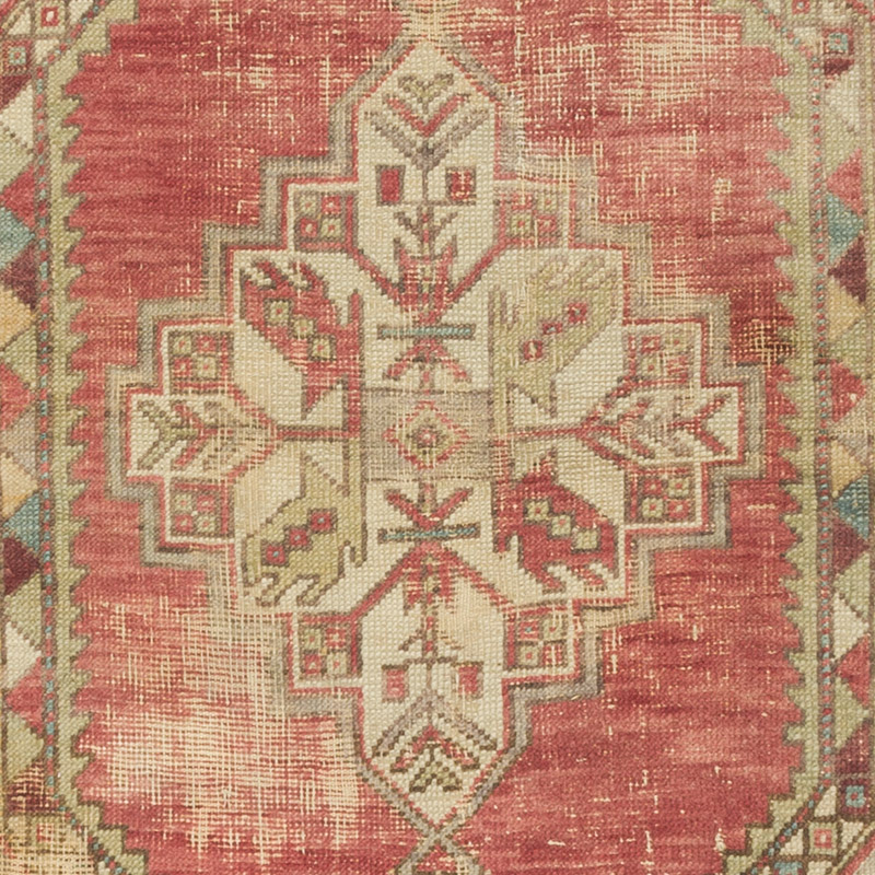 Vintage Turkish Hand-Knotted Rug - 3' 6" x 5' 8" (42" x 68") - K0084349