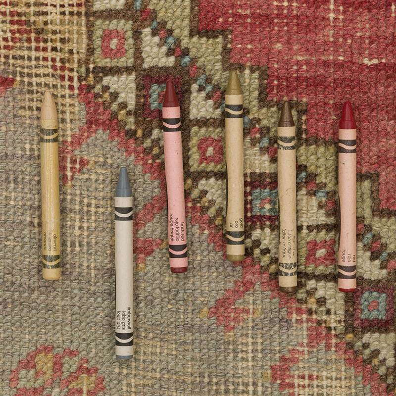 Vintage Turkish Hand-Knotted Rug - 3' 6" x 5' 8" (42" x 68") - K0084349