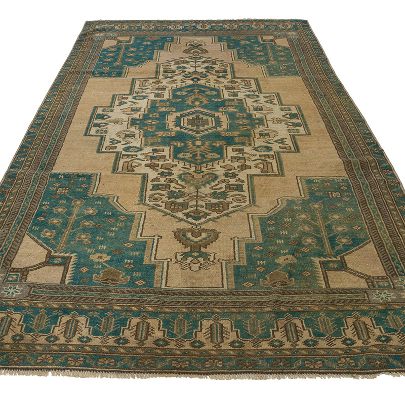 El Dokuma Vintage Hali - 130 cm x 262 cm - K0084354